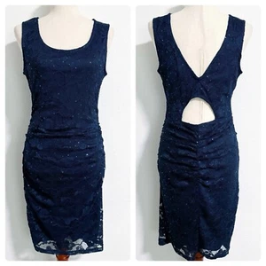 Studio Y Spitze Pailletten Ausschnitt Cocktailkleid Größe Medium - Bild 1 von 11