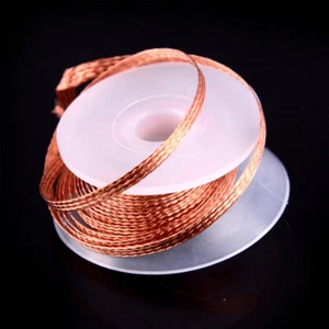 Desoldering Braid Welding Solder Remover Wick Wire Lead Cord Flux BGA Repair # - Picture 1 of 22