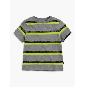 Levis Toddler Boys Striped Neon Tee Shirt 4T - Picture 1 of 2