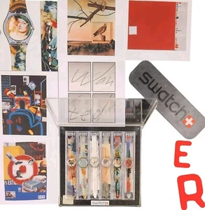 Reloj Swatch Artista Set con el TICKING BRAIN GK247 por Jo Whaley Nuevo Antiguo Stock - Imagen 1 de 24