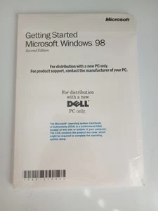 Microsoft Windows 98 Reinstallation CD W98SE & booklet shrink-wrapped - Picture 1 of 3