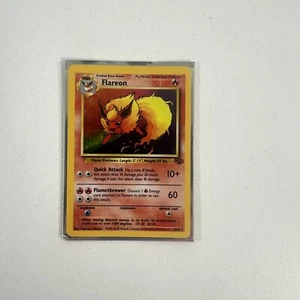 Pokémon TCG Flareon Jungle 3/64 Holo Unlimited Holo Rare - Picture 1 of 4