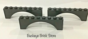 Lego schwarzer Bogen Stein 1X8x2 Menge 3 - Bild 1 von 1