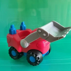 Fisher Price Little People CONSTRUCTION BULLDOZER FRONT END LOADER VEHICLE - Picture 1 of 2