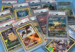 POKEMON KARTE PSA 10 GRADED ONLY SLAB HOT PACK VINTAGE + MODERN GARANTIERT PSA 10 - Bild 1 von 1