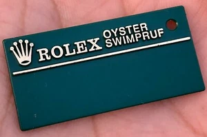 Rolex Day Date DateJust Air King Oyster Swimpruf Green Hang Tag ORIGINAL - Picture 1 of 2