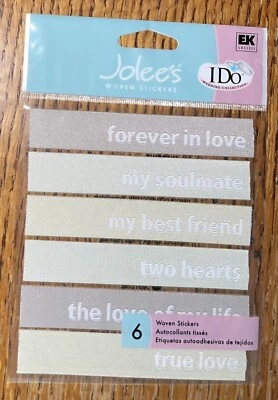 JOLEES WEDDING Titles Love Of My Life Forever Best Friend Two Hearts Bride Groom - Image 1 of 3