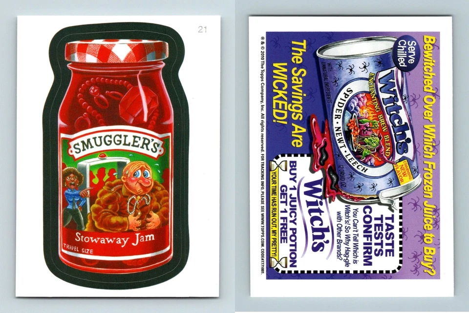Smuggler's Stowaway Jam #21 Wacky Packages Series 7 Topps 2010 Card / Sticker - Image 1 of 1