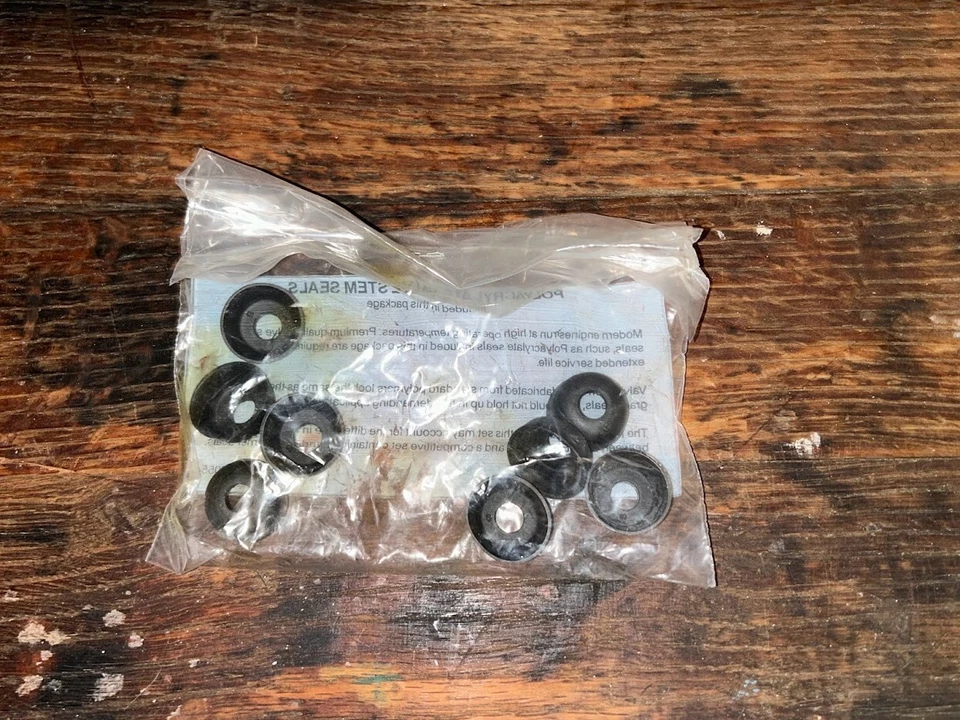 Nuevo Fel-Pro 1962-76 Ford Mercury Lincoln 260-289-302 Juego de sellos de vástago de válvula de escape Foto 1 de 3