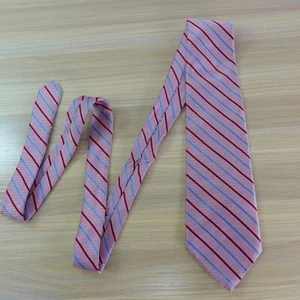 Brooks Brothers Repp Neck Tie Mens Purple Pure Silk Stripe High End Quality Suit - Picture 1 of 9