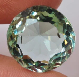 AAA+ Brazilian Aquamarine 20.70 Ct. Round Cut Loose Gemstone Gift for Women/Her - Picture 1 of 6