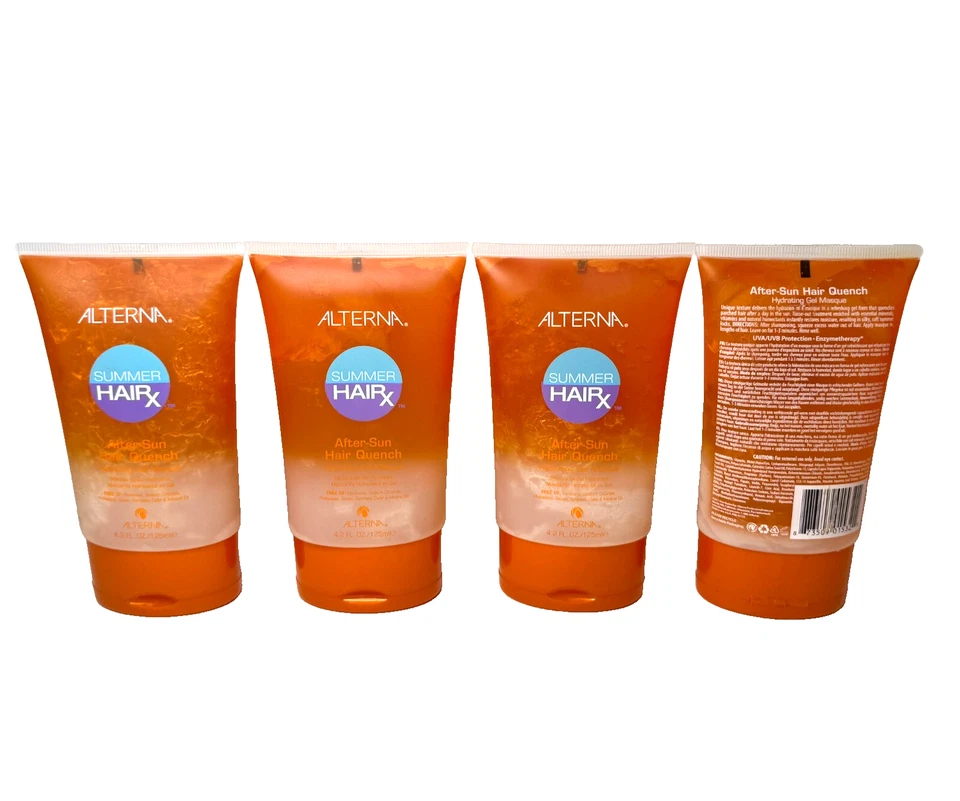 ALTERNA 4 PACK Moisture Mask Summer Hair RX After Sun Quench UV Hydrate SEALED - Image 1 of 1