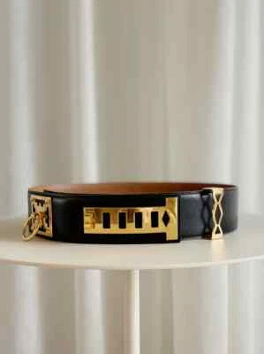 Cinto HERMES Vintage Collier De Chien 48 - Imagem 1 de 4