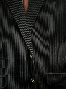 Toller Corneliani Trend sportlicher '70 schwarzer Wollblazer - Größe 52R - Bild 1 von 10