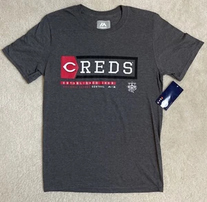 MLB Cincinnati Reds Men's Gray Short Sleeve T-Shirt Size S - Picture 1 of 6