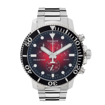 Brand New Tissot Seastar 1000 Quartz Chronograph Men's Watch T120.417.11.421.00 - image 1 of 4