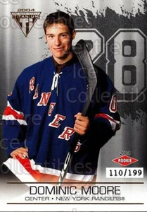 2003-04 Titanium Hobby Jersey Number Parallels #129 Dominic Moore - Picture 1 of 1