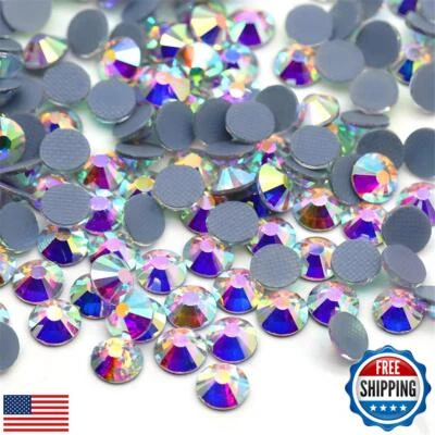 Hotfix Rhinestones Flatback Glass Rhinestone 3000PCS SS10 2.7-2.9MM Round Gem - Image 1 of 4