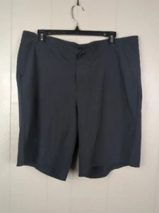 Tek Gear DryTek Hybrid Golf Shorts Men Large Black Gray Moisture Wicking GUC - Picture 1 of 7