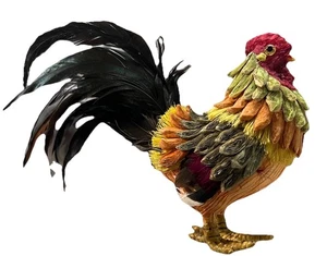 Decorative Rooster, Natural Materials (Grasses, Raffia), Folk Art - Picture 1 of 9