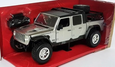 Jeep Gladiator 2020 Jada 1/24 - Fast & Furious modelo de coche fundido a presión plateado Foto 1 de 3