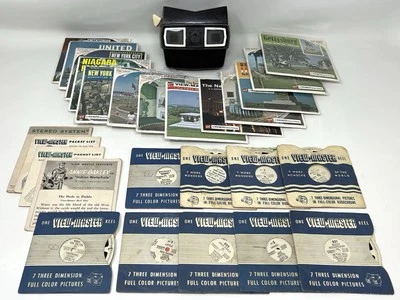 Vintage 1950's Sawyer's View-Master Viewer Model E and Reel Lot - Image 1 of 4