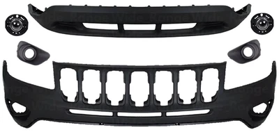 Kit de montaje de cubierta de parachoques delantero fascia y luz antiniebla para Jeep Compass 2011-2017 Foto 1 de 4