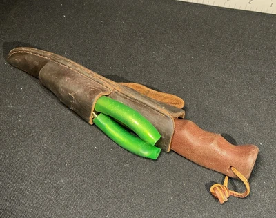 Cuchillo para filete vintage BUCK USA 125 Stream Mate con funda de cuero Foto 1 de 4