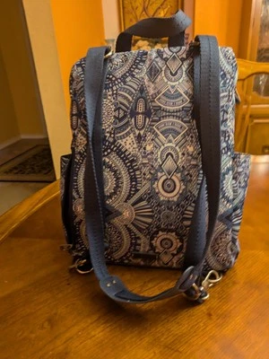 sakroots Artist Circle Loyola Small  Backpack Color Navy 12x3.5x9 - Image 1 of 4