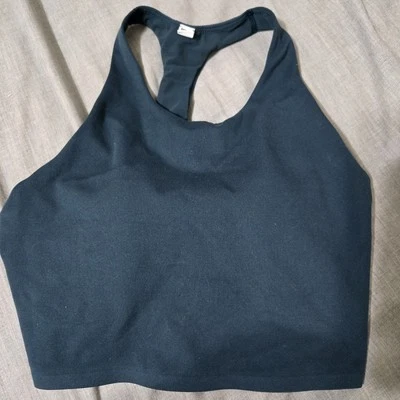 UniQlo Workout Top Blue Sport Bra Tank Women Size Small Gym Wear Athletic Active - Image 1 of 4