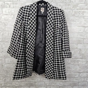 Anne Klein Blazer schwarz-weiß Größe S - Bild 1 von 6