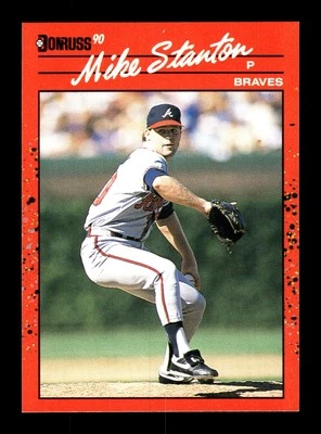 MIKE STANTON ⚾ 1990 Donruss Baseball #508 Atlanta Braves - Image 1 of 2
