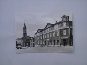 Postal Eibenstock Erzgebirge iglesia RAUNDFUNK TIENDA TIENDA Schönheide Zschorlau Aue - Imagen 1 de 2