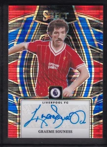 2023-24 GRAEME SOUNESS AUTO PANINI SELECT PREMIER LEAGUE PULSAR RED BLUE - Picture 1 of 2