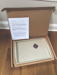 Vtg Pampered Chef Large Stoneware Bar Pan #1445 New In Box  11” x 17 1/2" - Picture 1 of 12