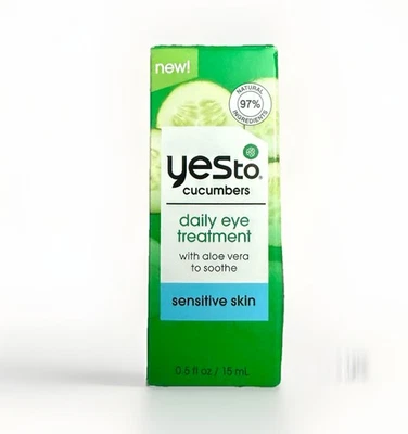 Yes To Cucumbers Daily Eye Treatment, 0.5 Fl Oz Sensitive Skin + Calm, Soothe - Image 1 of 2