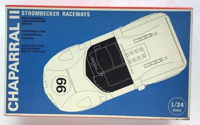 Strombecker 8511 Chaparral II 1:24 Pro Championship Slot Car Kit 1966 De colección Sin usar, en caja Foto 1 de 4