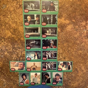 1977 Star Wars Cards Including Han Solo, Luke Skywalker, C-3PO. - Picture 1 of 10