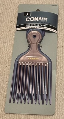 Conair #14493N 3 Piece Pro Styling Hair Lift Combs BRAND NEW SEALED OLD STOCK!! - Image 1 of 4