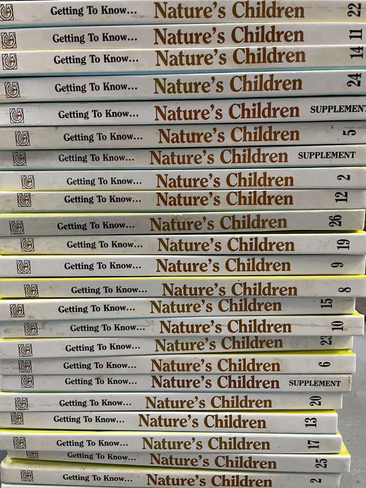 Getting to Know Nature's Children Book Lot 1-24 *Good Condition* - Image 1 of 1
