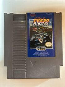 Al Unser Jr. Turbo Racing ORIGINAL NINTENDO NES GAME Tested + WORKING!