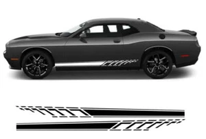 Car Side Door Stripe Sticker For Dodge Challenger SRT SXT Graphics Decal Vinyl - Picture 1 of 5