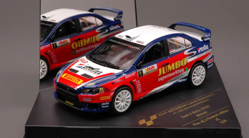 Modellino Auto Rally scala 1:43 Vitesse diecast MITS.LANCER EVO X N.1 HOLL. - Immagine 1 di 1