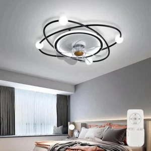 Ventilador de Techo Con Iluminación,Luz de Techo LED Con Ventilador Para Comedor - Imagen 1 de 7