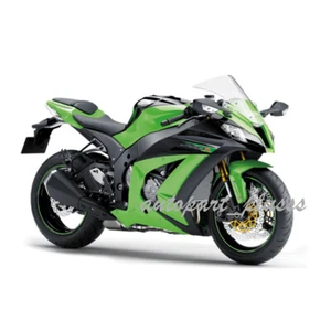 Kit de carenado verde negro para carrocería ABS Kawasaki Ninja ZX10R 2011-2015 2012 ZX1000 - Imagen 1 de 2