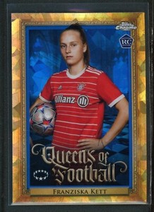 2023 FRANZISKA KETT TOPPS CHROME UEFA WOMEN S CHAMPIONS LEAGUE ROOKIE RC ICE