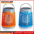 2 in 1 Solar Powered Mosquito Killer LED Camping Tent Pest Control Flashlight