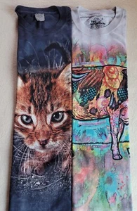 The Mountain Adult Small 2  Unisex T-Shirts Gift Shop Cat Cow Multicolor NEW - Picture 1 of 10
