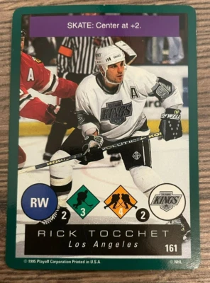 Rick TOCCHET 1995-96 Playoff One on One Challenge #161 Los Angeles Kings - Image 1 of 2