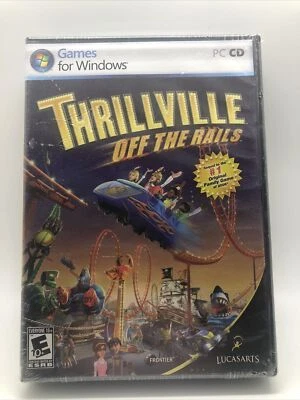 Video Game PC Thrillville Off the Rails Games For Window New Sealed - Image 1 of 4